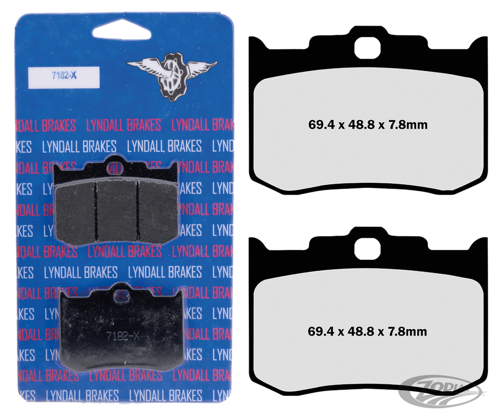 LYNDALL BRAKE PAD SETS, FRONT