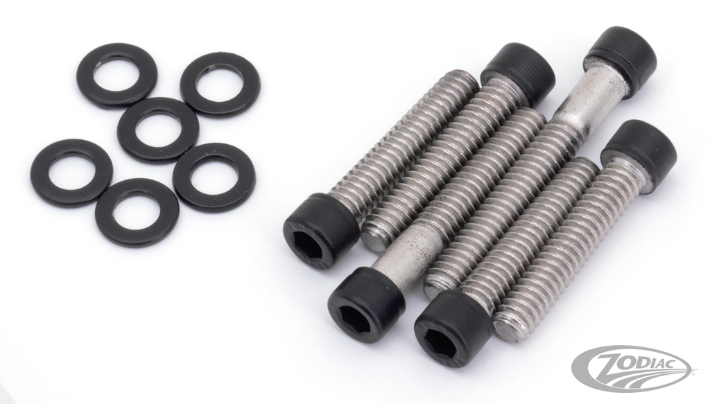 BLACK STAINLESS STEEL NOSE CONE SCREW KITS
