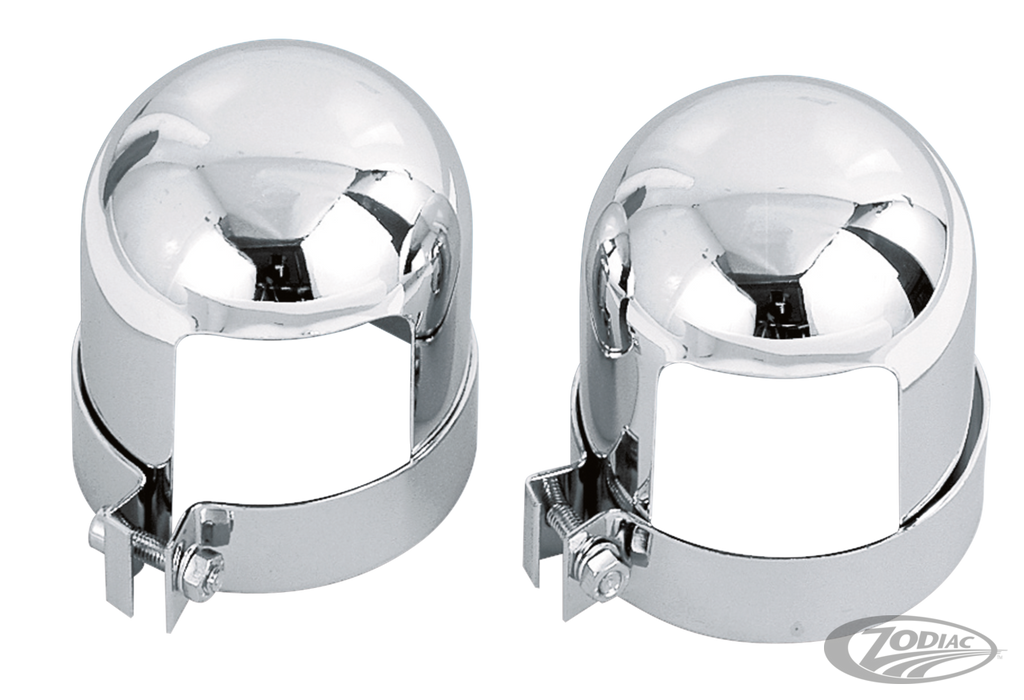 CHROME SHOCK COVERS FOR HARLEY-DAVIDSON