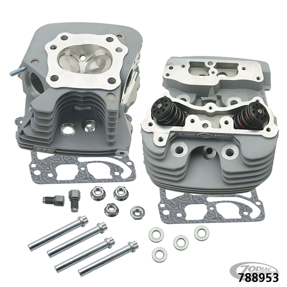 S&S SUPER STOCK CYLINDER HEADS FOR 2006-2017 TWIN CAM