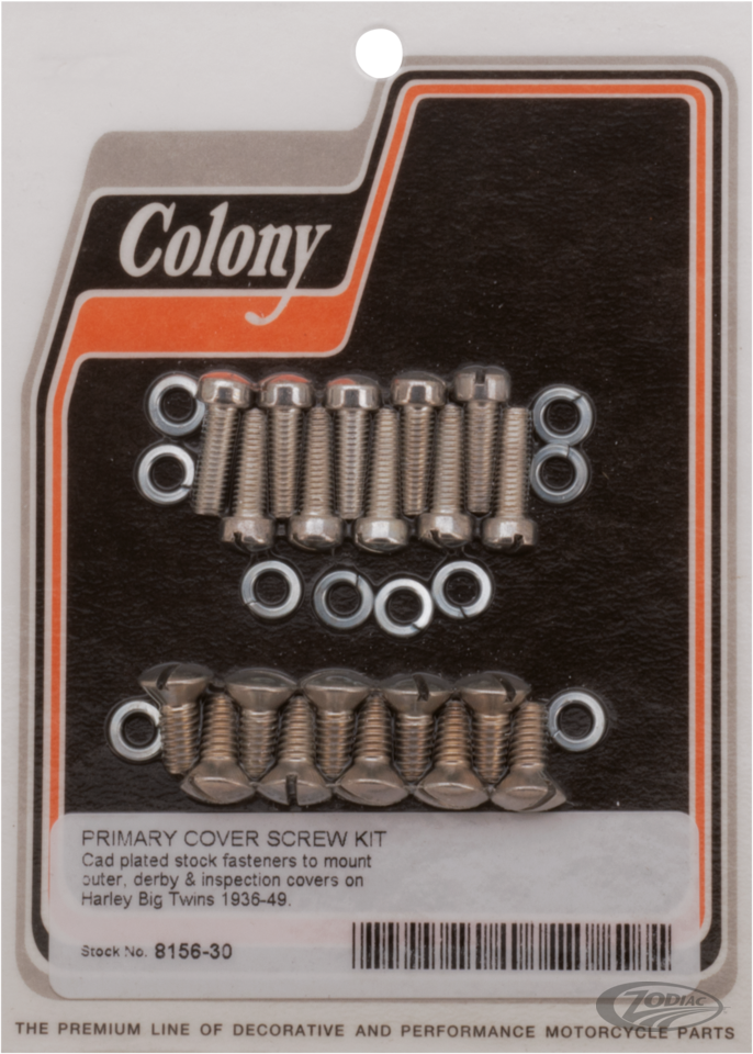 COLONY SCREW KITS FOR TIN PRIMARY