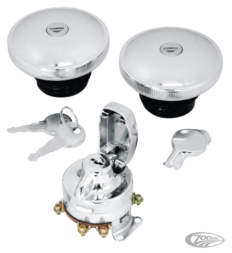 IGNITION SWITCH AND LOCKABLE SCREW-IN GAS CAP KITS