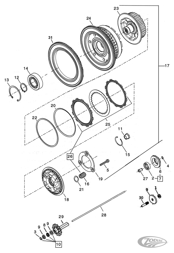 2013 TO PRESENT "ASSIST AND SLIP" CLUTCH