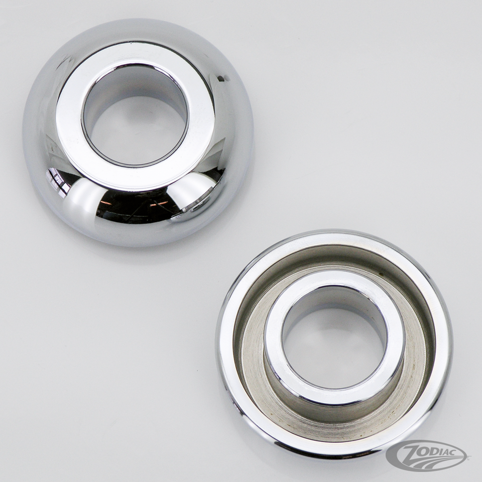 CHROME FRONT WHEEL SPACERS FOR TOURING