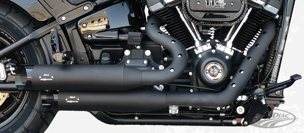 MCJ ADJUSTABLE 2-INTO-2 FOR MILWAUKEE EIGHT SOFTAIL