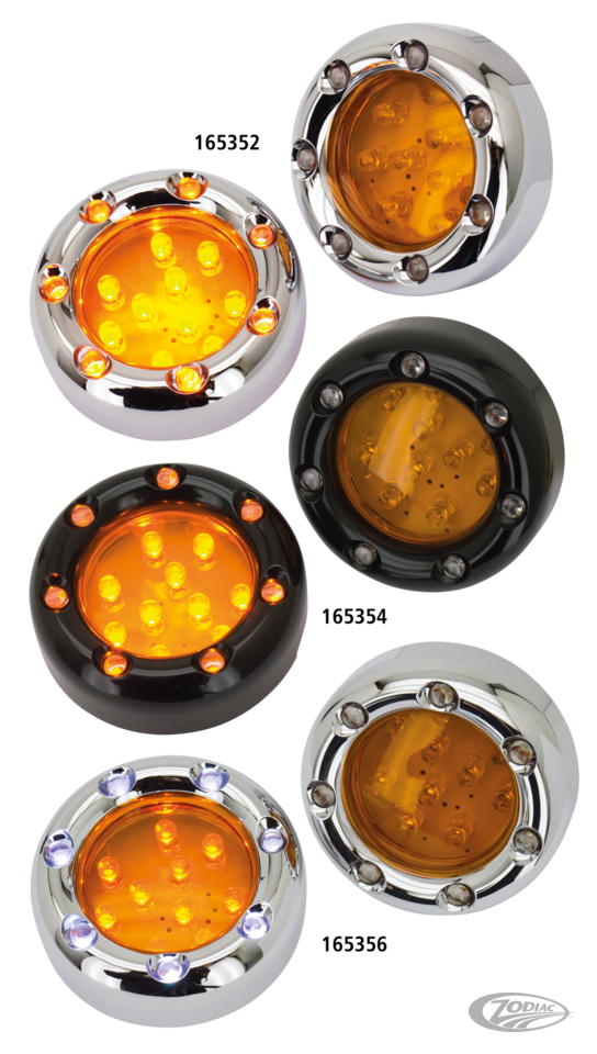 ZODIAC DUO LED KITS FOR DEUCE STYLE TURN SIGNALS
