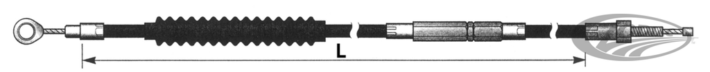 CLUTCH CABLE 2006-2017 DYNA, 2007-2014 SOFTAIL & 2007 TOURING