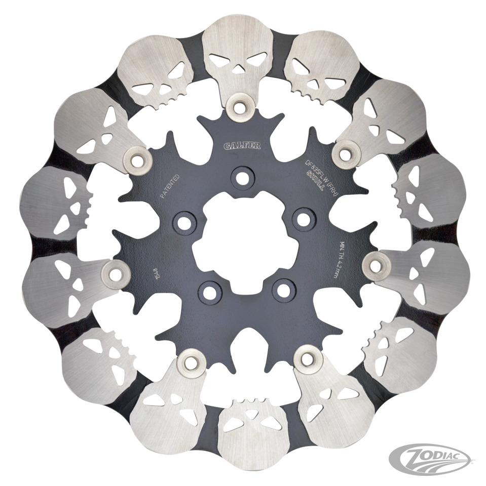 GALFER SKULLED DISC BRAKE ROTORS