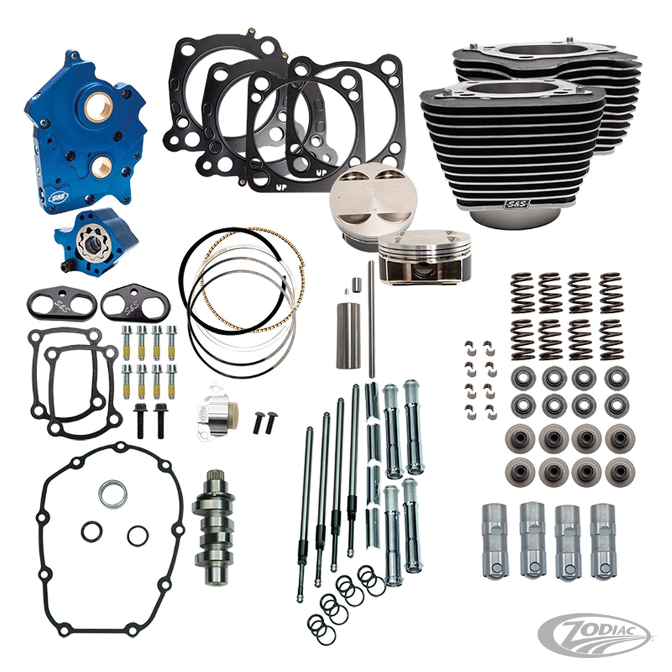 S&S 124CI, 128CI, 129CI & 132CI POWER PACKAGES FOR MILWAUKEE EIGHT