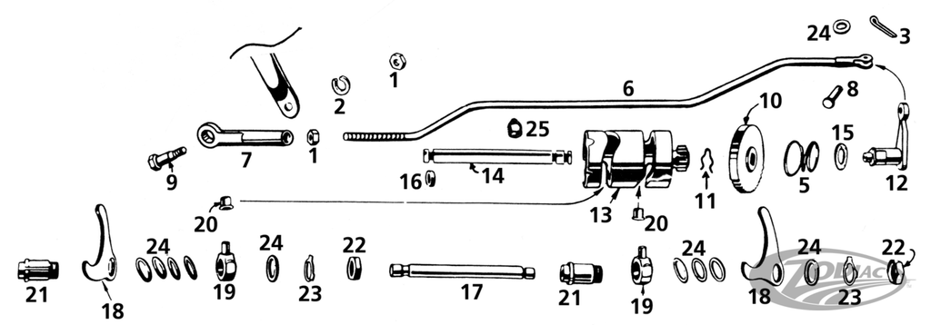 SHIFTER PARTS FOR 45CI MODELS