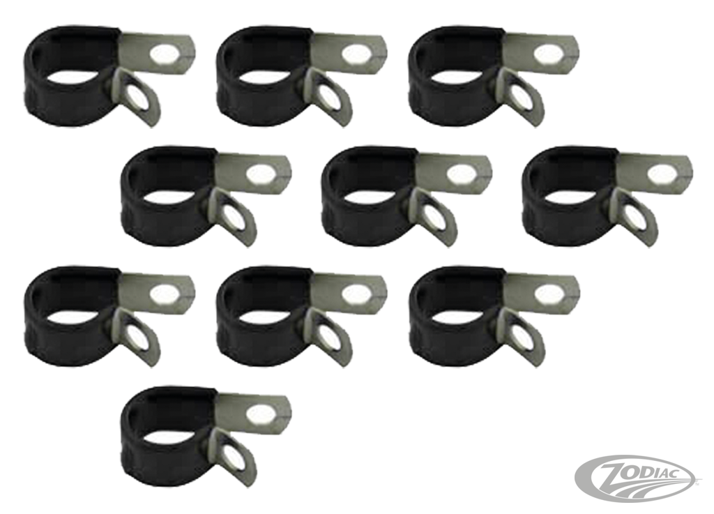 CABLE, HOSE, WIRE AND BRAKE LINE CLAMPS