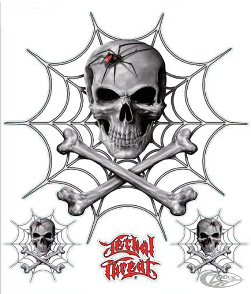 LETHAL THREAT "BIKE TATTOOS" DESIGNS AND TANK DECALS