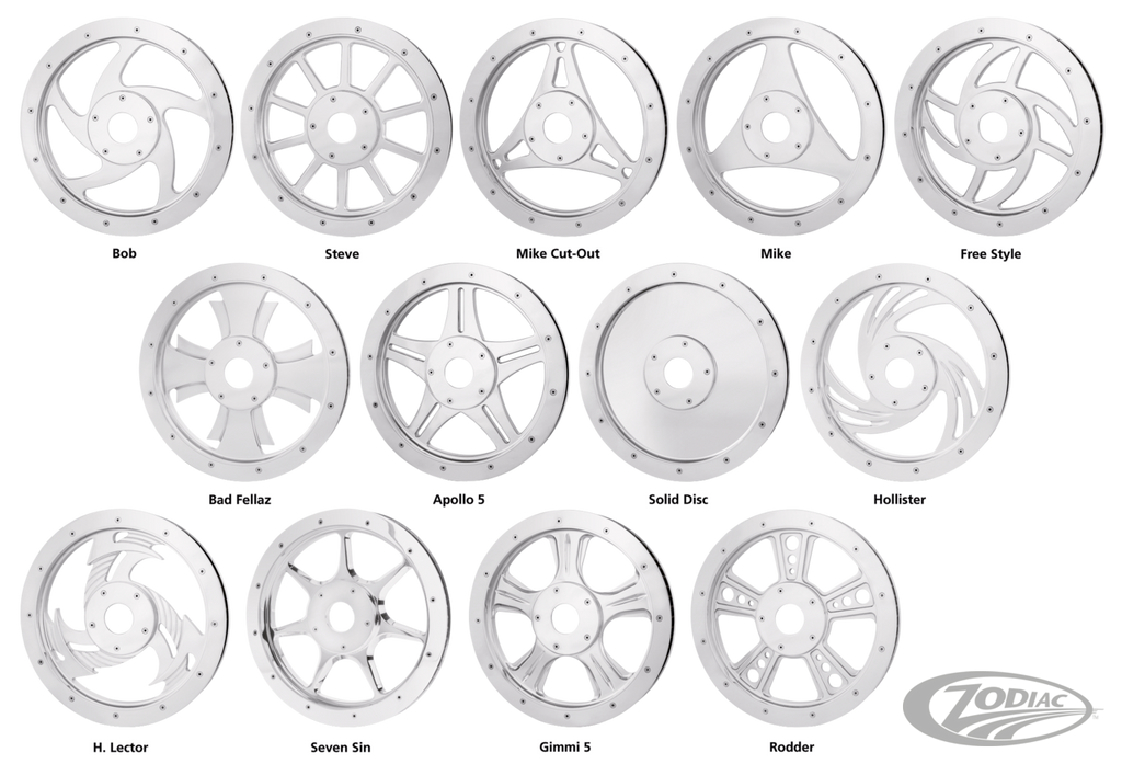 RICK'S HIGH-END BILLET ALUMINUM FINAL DRIVE PULLEYS