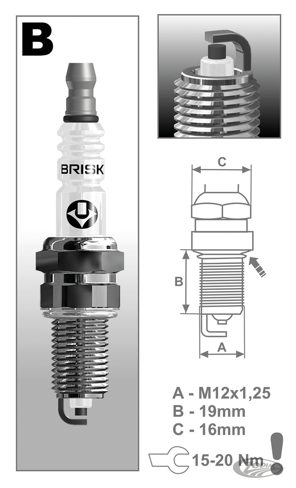 BRISK SPARK PLUGS