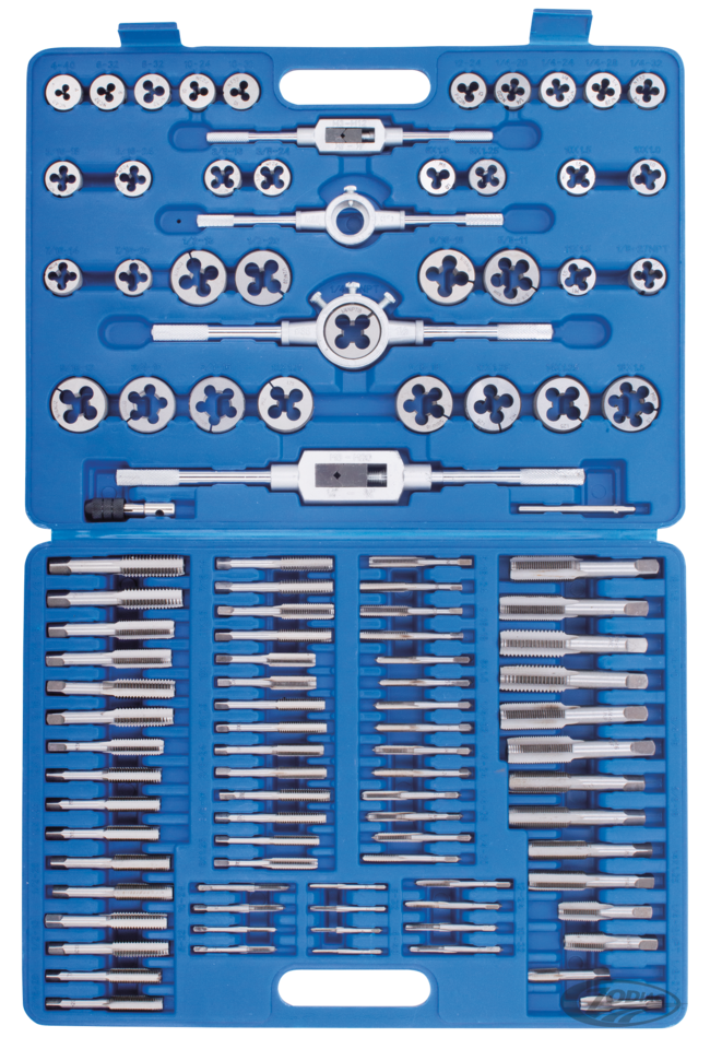 110-PIECE METRIC, UNC & UNF SIZE TAP AND DIE SET