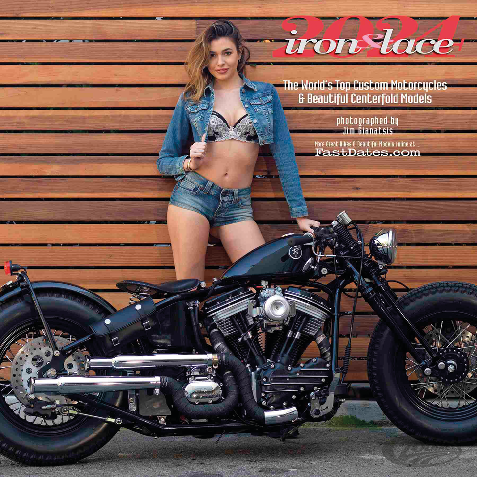 IRON & LACE CUSTOM MOTORCYCLE PIN-UP CALENDAR