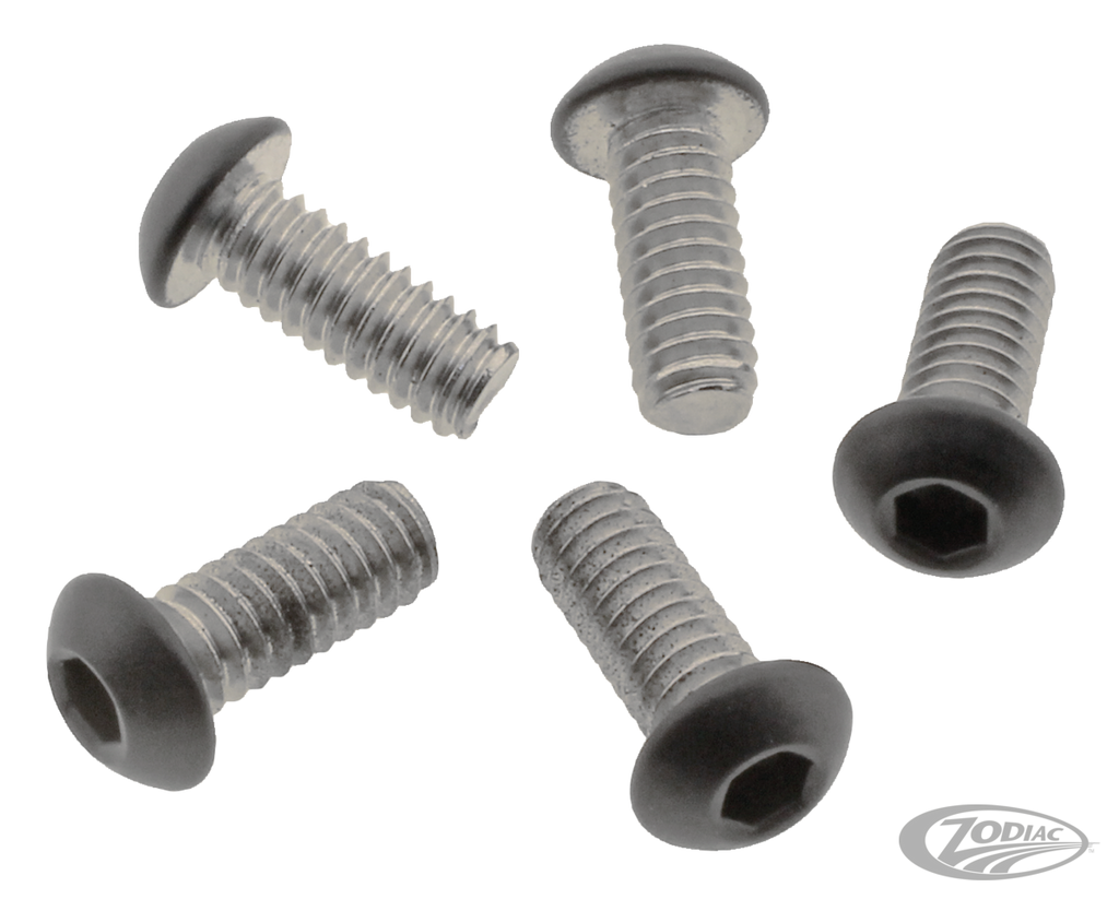 BLACK STAINLESS STEEL AIR CLEANER COVER SCREWS