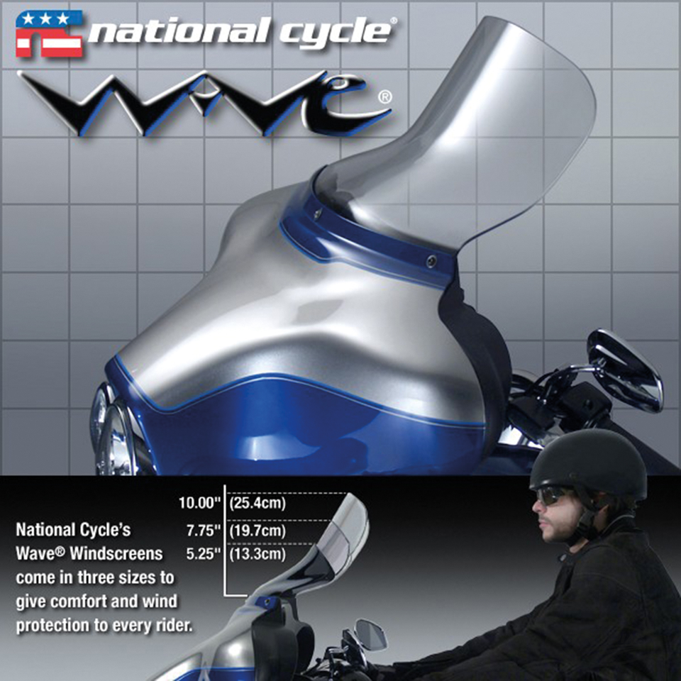 NATIONAL CYCLE WAVE WINDSHIELDS FOR TOURING