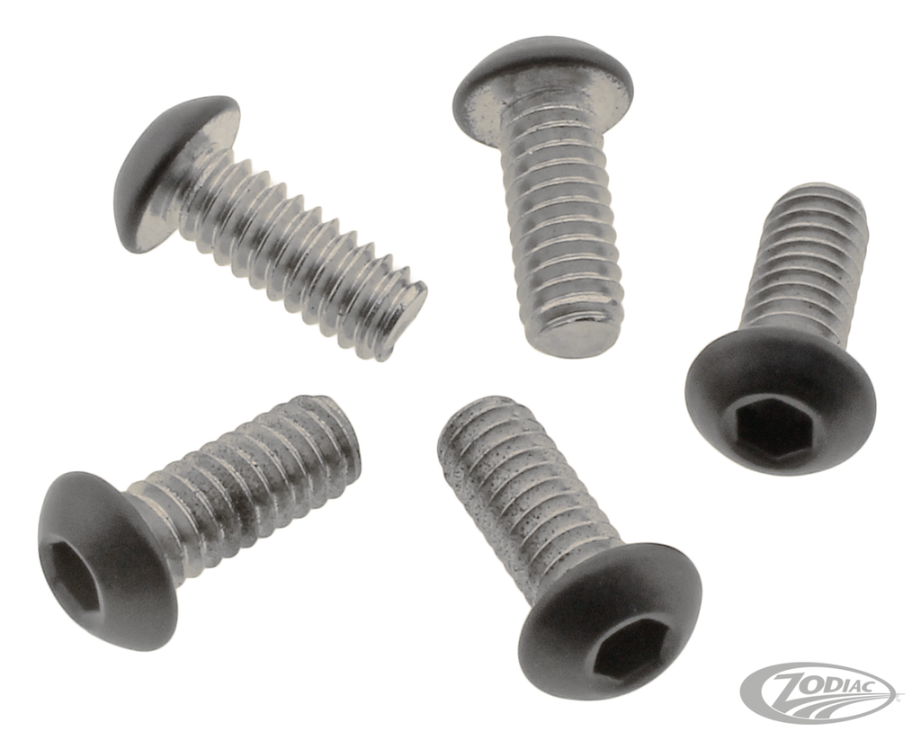 BLACK STAINLESS STEEL AIR CLEANER COVER SCREWS